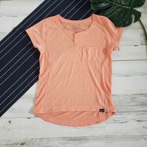 Patagonia| Capilene Cool Trail Bike Henley Short Sleeve Shirt Extra Small